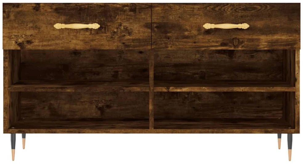 Batų suoliukas, dūminio ąžuolo, 102x35x55cm, apdirbta mediena