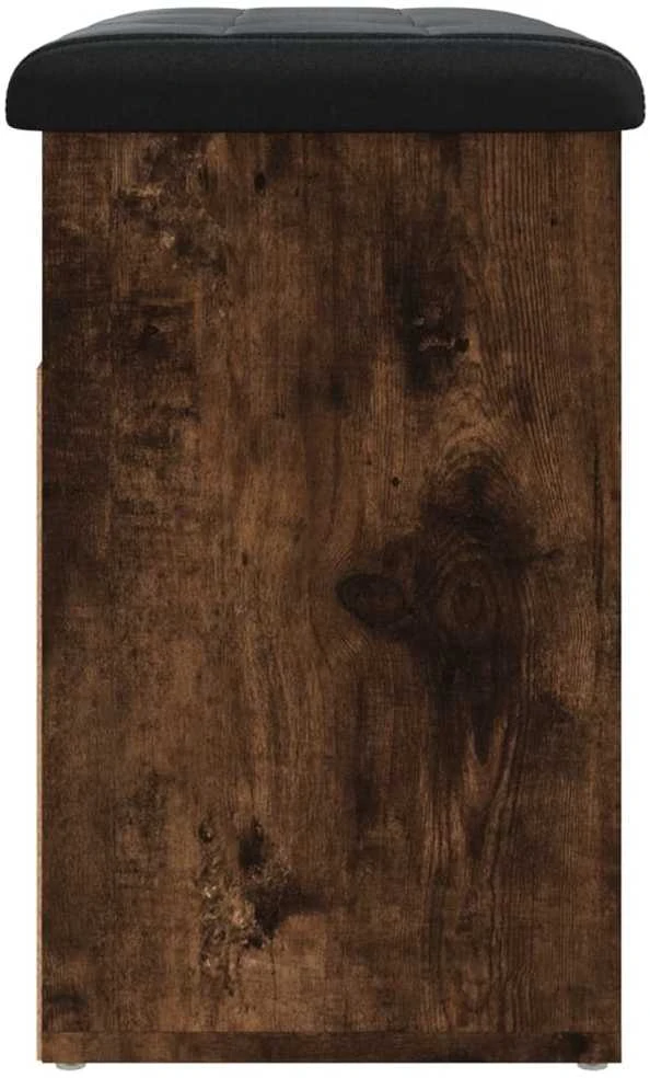Batų suoliukas, dūminio ąžuolo, 62x32x50cm, apdirbta mediena