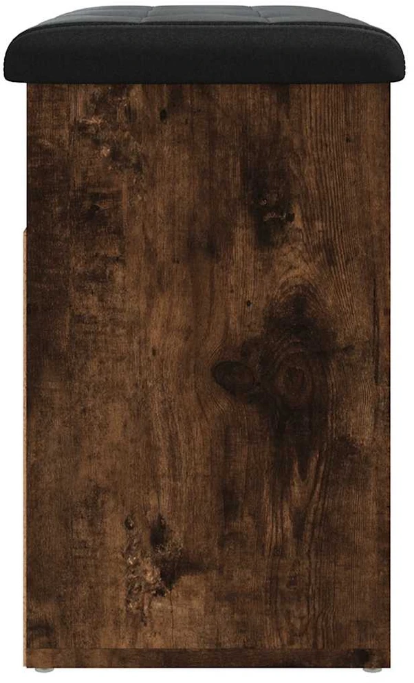 Batų suoliukas, dūminio ąžuolo, 62x32x50cm, apdirbta mediena
