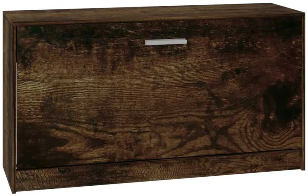 Batų suoliukas, dūminio ąžuolo, 80x24x45cm, apdirbta mediena