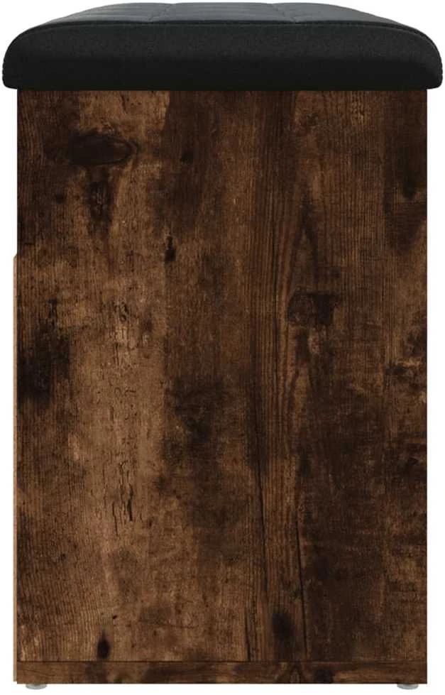 Batų suoliukas, dūminio ąžuolo, 82x32x45,5cm, apdirbta mediena