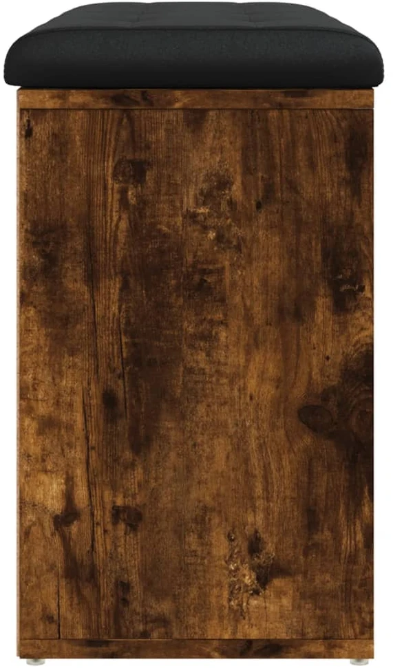 Batų suoliukas, dūminio ąžuolo, 82x32x50cm, apdirbta mediena