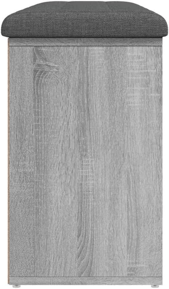 Batų suoliukas, pilkas ąžuolo, 102x32x50cm, apdirbta mediena