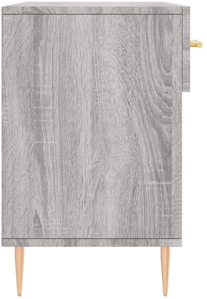 Batų suoliukas, pilkas ąžuolo, 102x35x55cm, apdirbta mediena