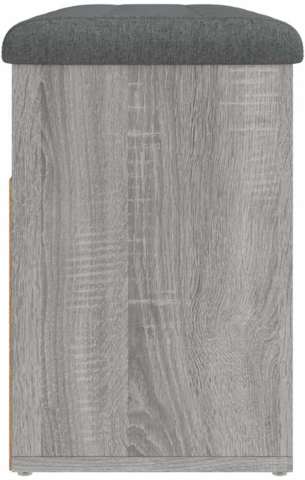 Batų suoliukas, pilkas ąžuolo, 82x32x45,5cm, apdirbta mediena