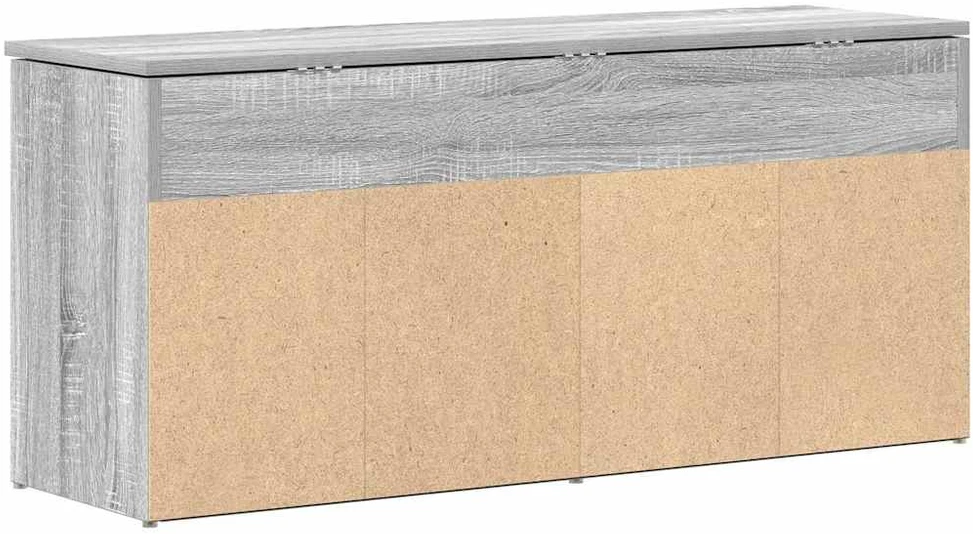 batų suoliukas pilkas Sonoma 102x30,5x45 cm inžinerinė mediena