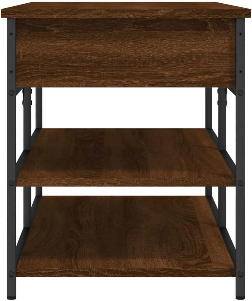Batų suoliukas, rudas ąžuolo, 100x42,5x50cm, apdirbta mediena