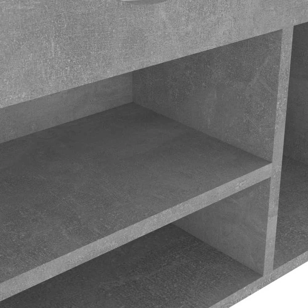 Batų suoliukas su pagalvėle, betono, 104x30x49cm, mediena