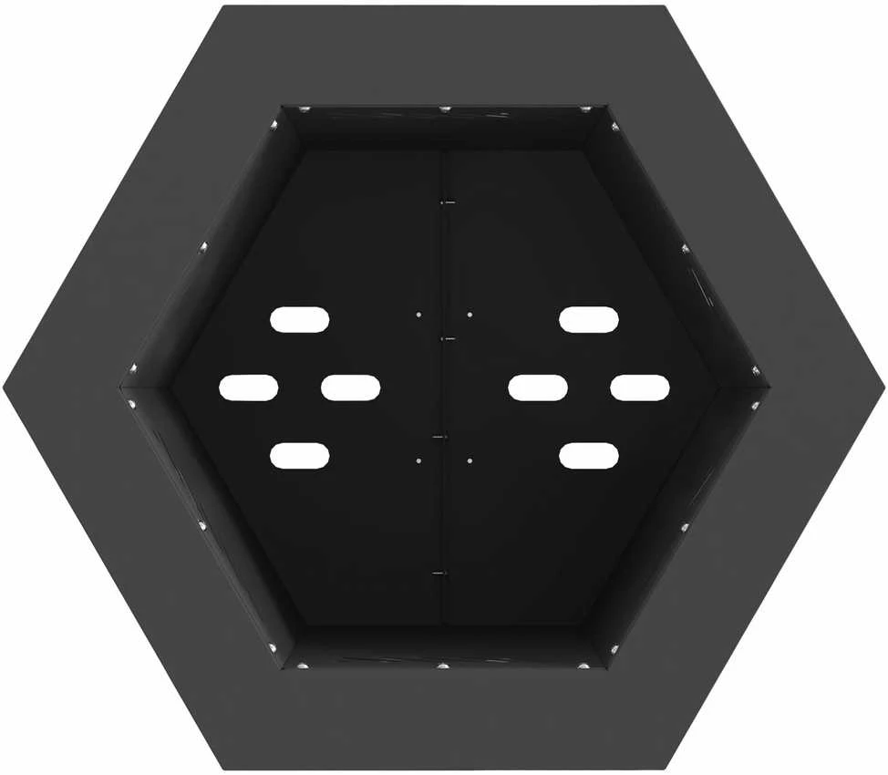 Be dūmų ugnies dubuo Atmosferos poveikiui atsparus plienas