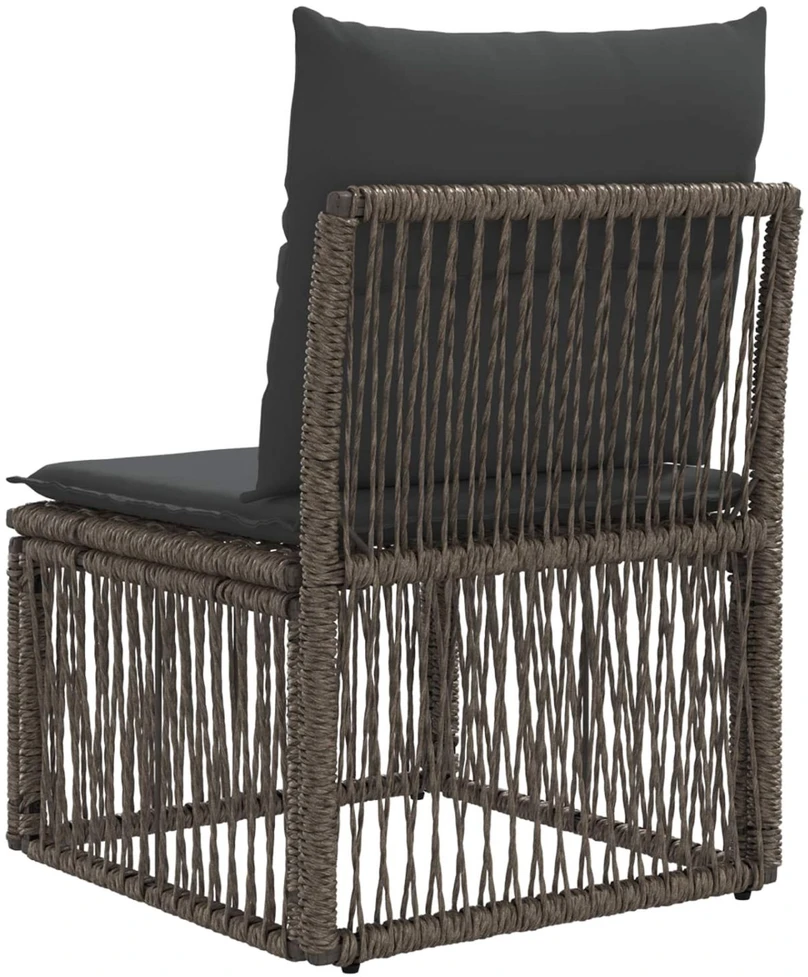 Be porankio sofa Pilka poliratanas
