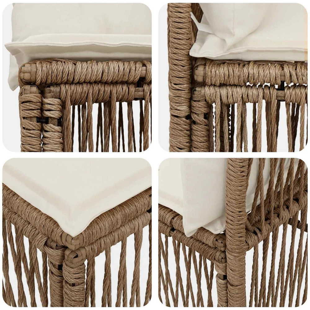 Be porankio sofa Smėlio poliratanas