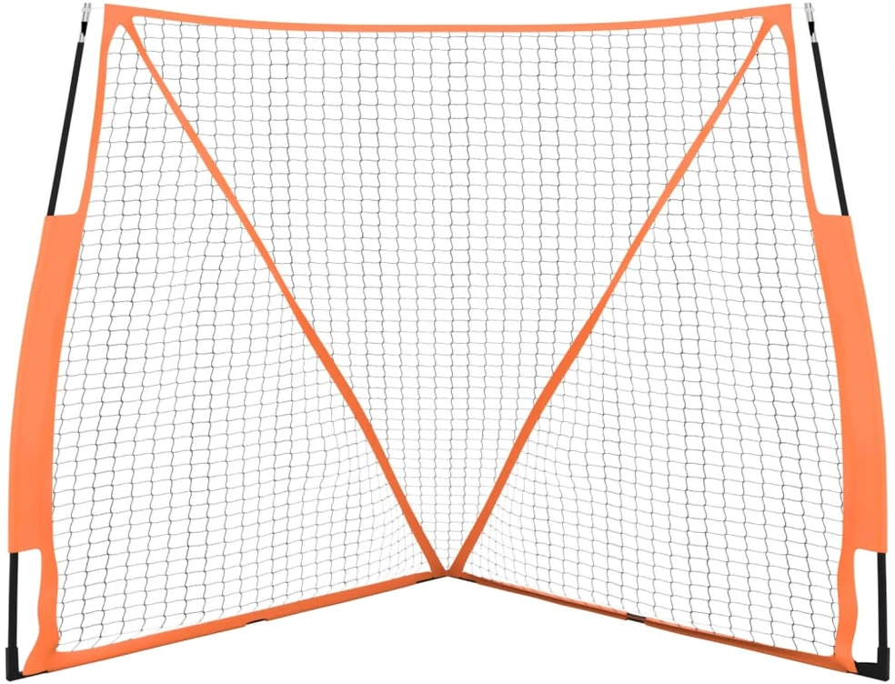 Beisbolo tinklas, oranžinis, 183x182x183cm, plienas/poliesteris