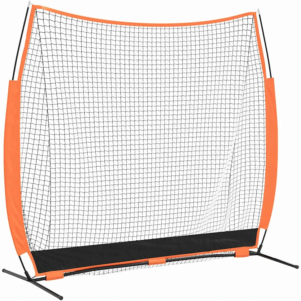 Beisbolo treniruočių tinklas Juoda 250 x 106,5 x 210 cm