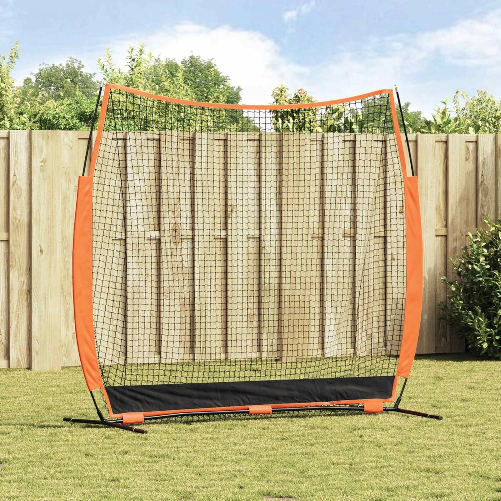 Beisbolo treniruočių tinklas Juoda 250 x 106,5 x 210 cm