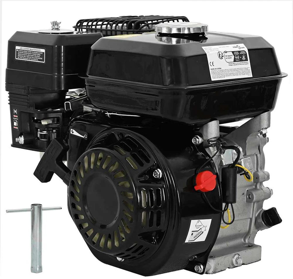 Benzininis variklis, juodas, 6,5 HP, 4,8 kW