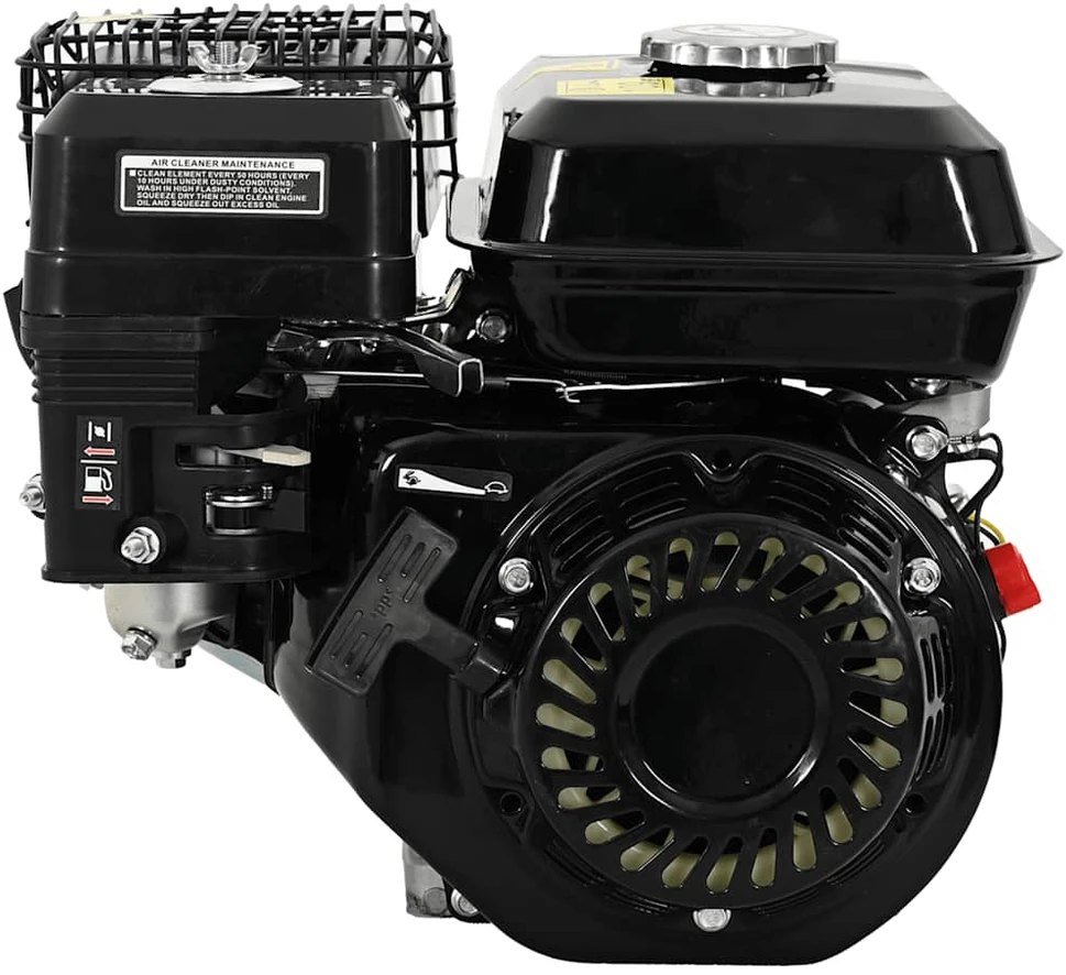 Benzininis variklis, juodas, 6,5 HP, 4,8 kW