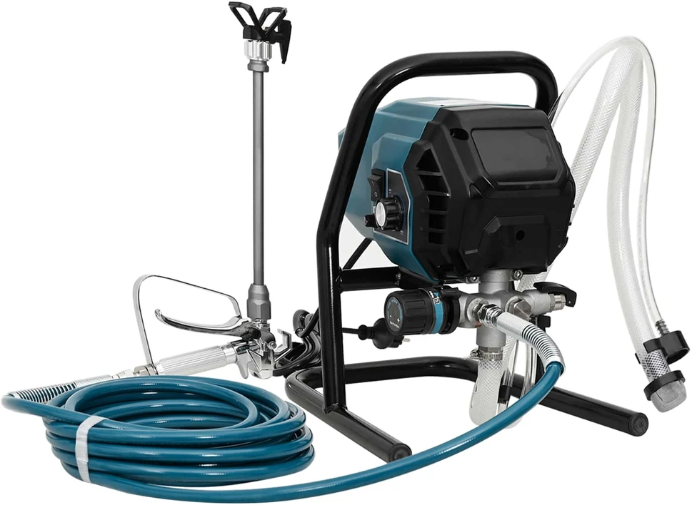 Beoražis dažymo purkštuvas 7,6 m žarna 220V 1,5 L/min 200 Bar
