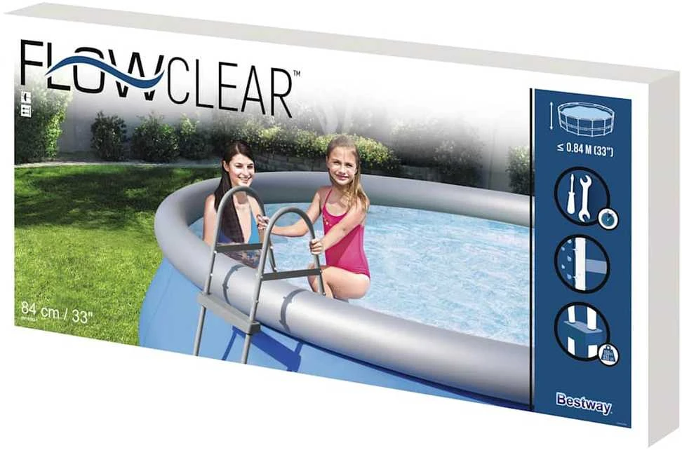 Bestway Baseino kopetėlės Flowclear, 84cm, 2 laipteliai
