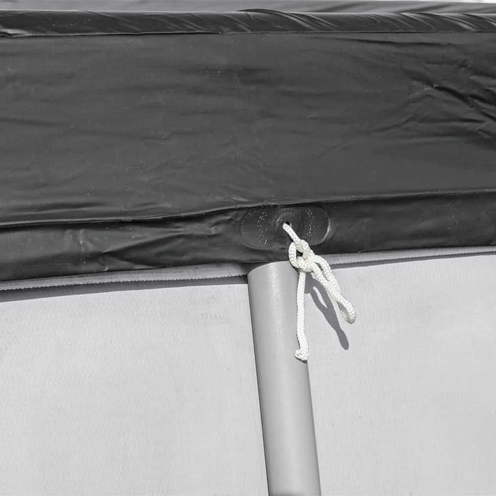 Bestway® Flowclear™ PVC baseino uždangalas 396 x 185 cm, juodas, kvadratinis