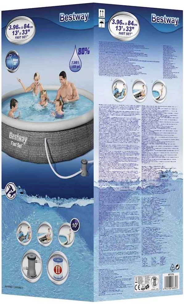 BESTWAY baseinas 3.96m x 84cm, 57376