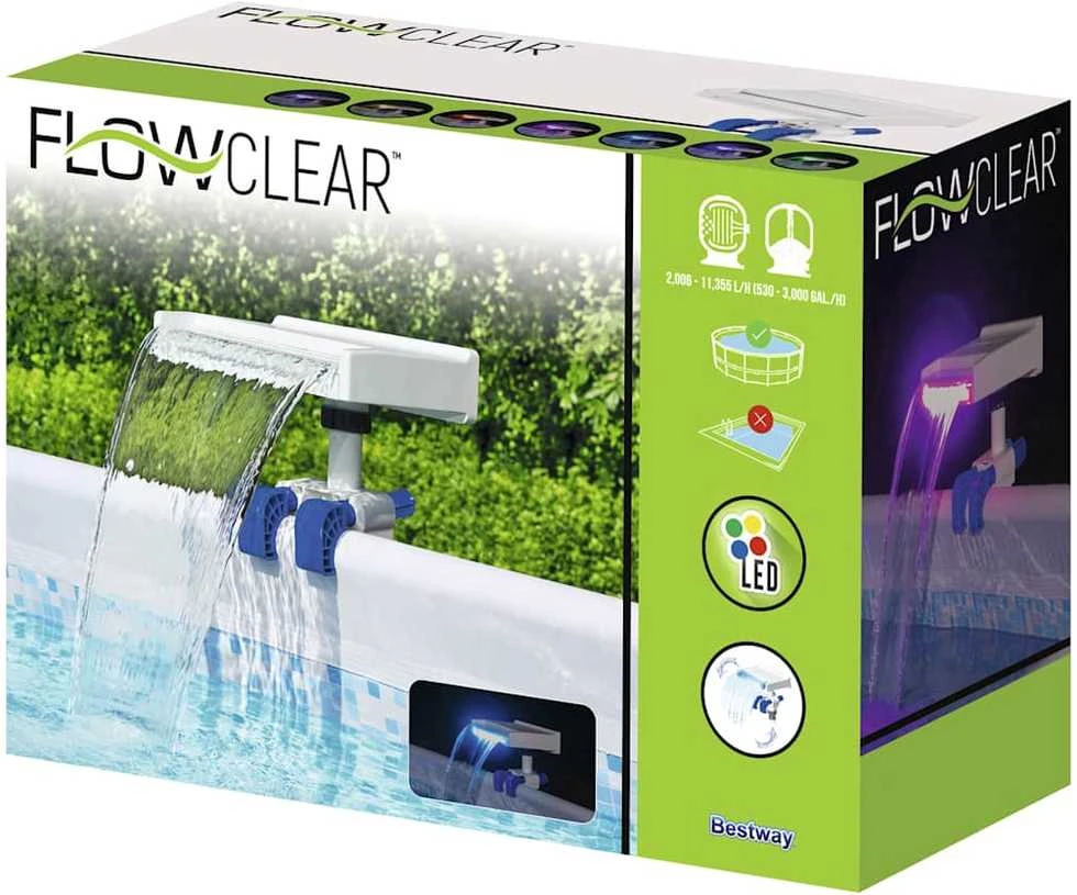 Bestway Flowclear Atpalaiduojantis krioklys su LED apšvietimu