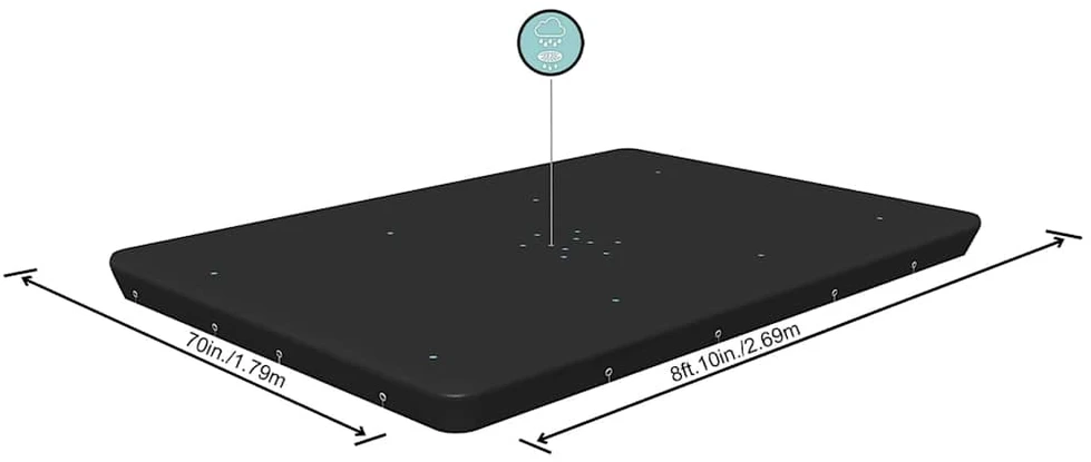 Bestway Flowclear Baseino uždangalas, 269x179cm