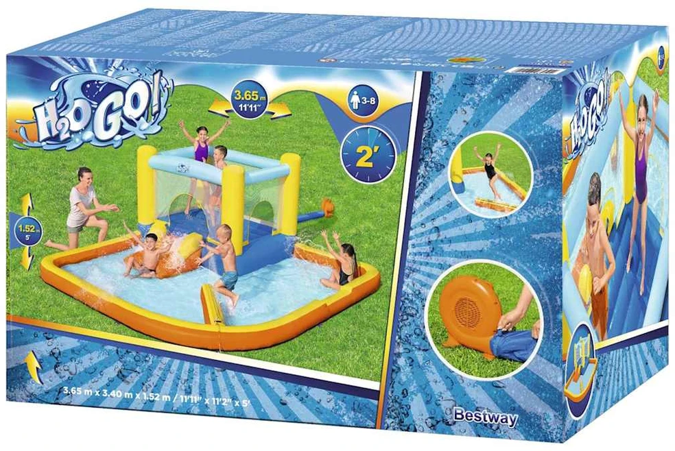 Bestway H2OGO Beach Bounce Pripučiamas vaikiškas vandens parkas