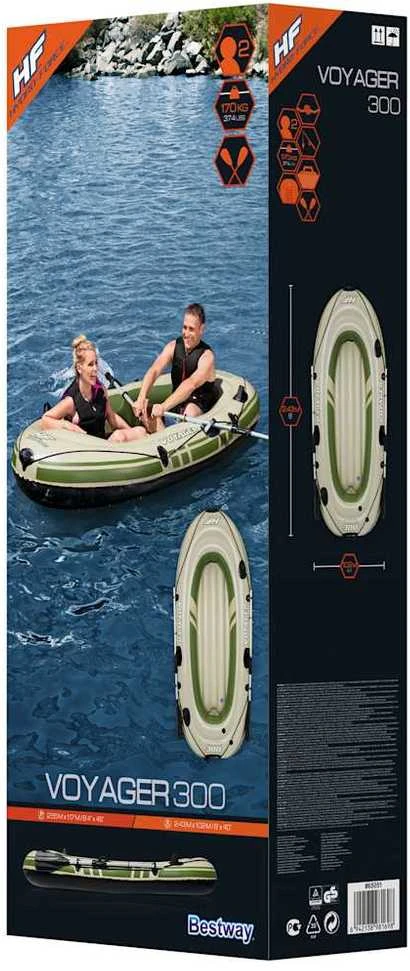 Bestway Hydro-Force Pripučiama valtis Voyager 300, 243x102cm