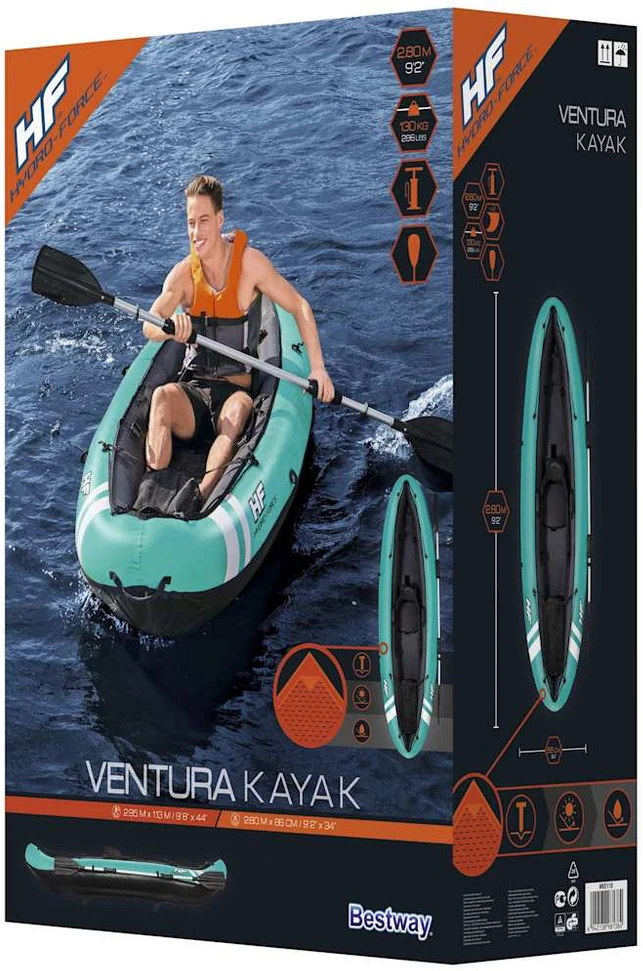 Bestway Hydro-Force Ventura Baidarė, 280x86cm