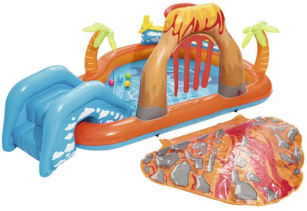 Bestway pripučiama žaidimų aikštelė - baseinas Ugnikalnis 265x265x104 cm (53069)