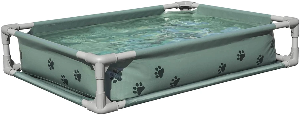 Bestway Priežeminė šunų žaidimų baseinas Žalia 102 x 74 x 20 cm
