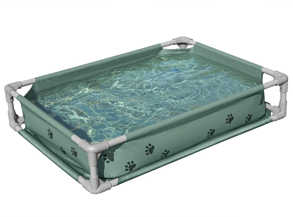 Bestway Priežeminė šunų žaidimų baseinas Žalia 102 x 74 x 20 cm