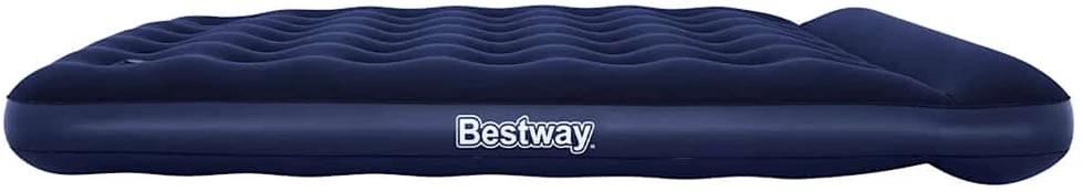 Bestway Pripuč. čiužinys su įmont. kojine pompa, zomšas, 203x152x28cm