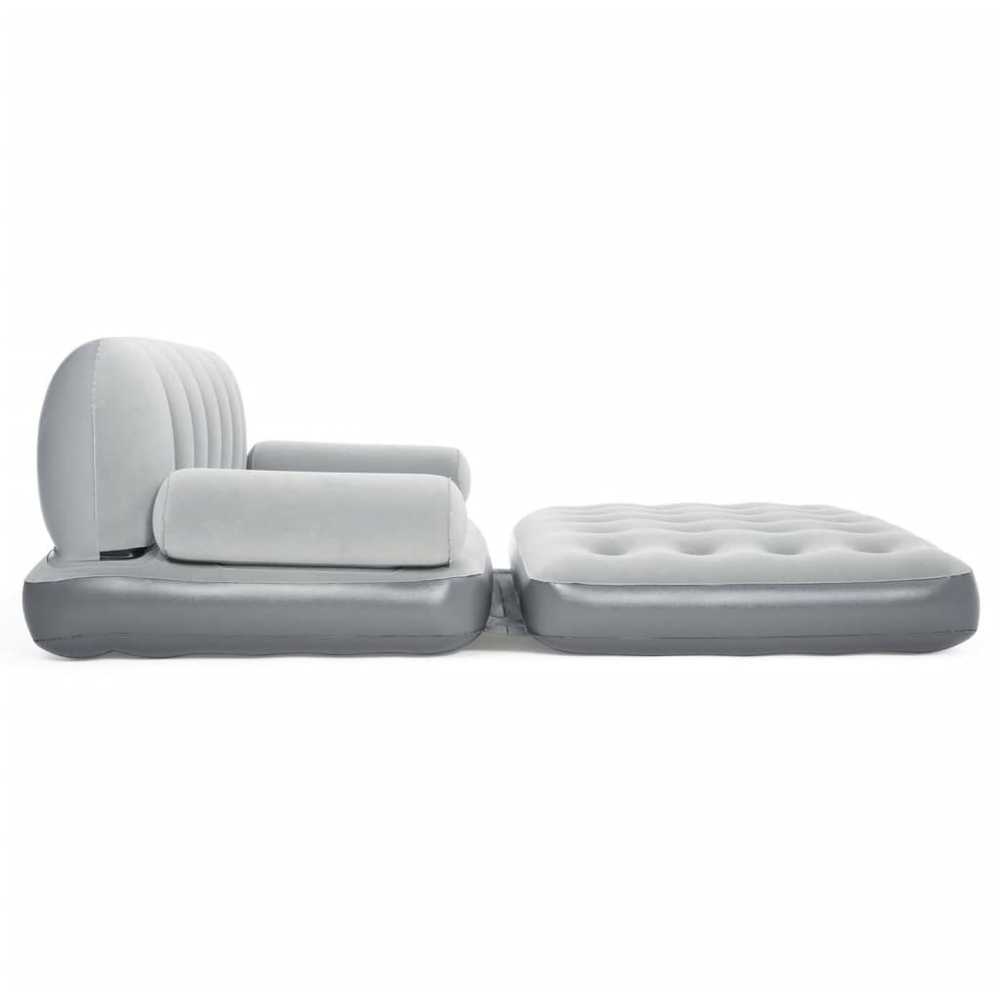 Bestway Pripučiama 3-1 poilsio sofa, pilkos spalvos