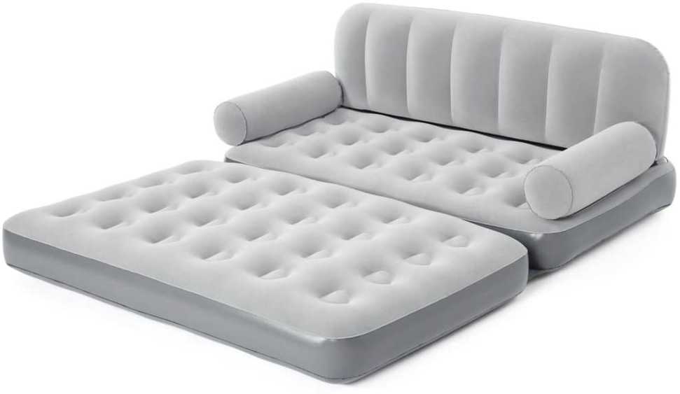 Bestway Pripučiama 3-1 poilsio sofa, pilkos spalvos