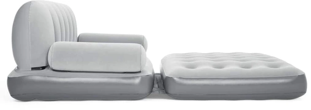 Bestway Pripučiama 3-1 poilsio sofa, pilkos spalvos
