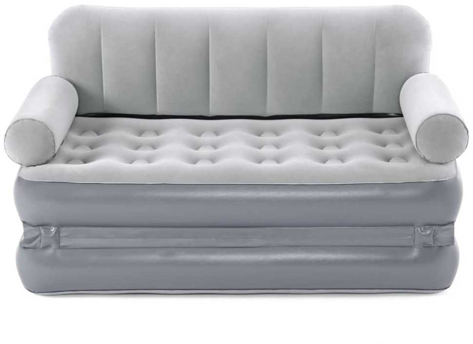 Bestway Pripučiama 3-1 poilsio sofa, pilkos spalvos