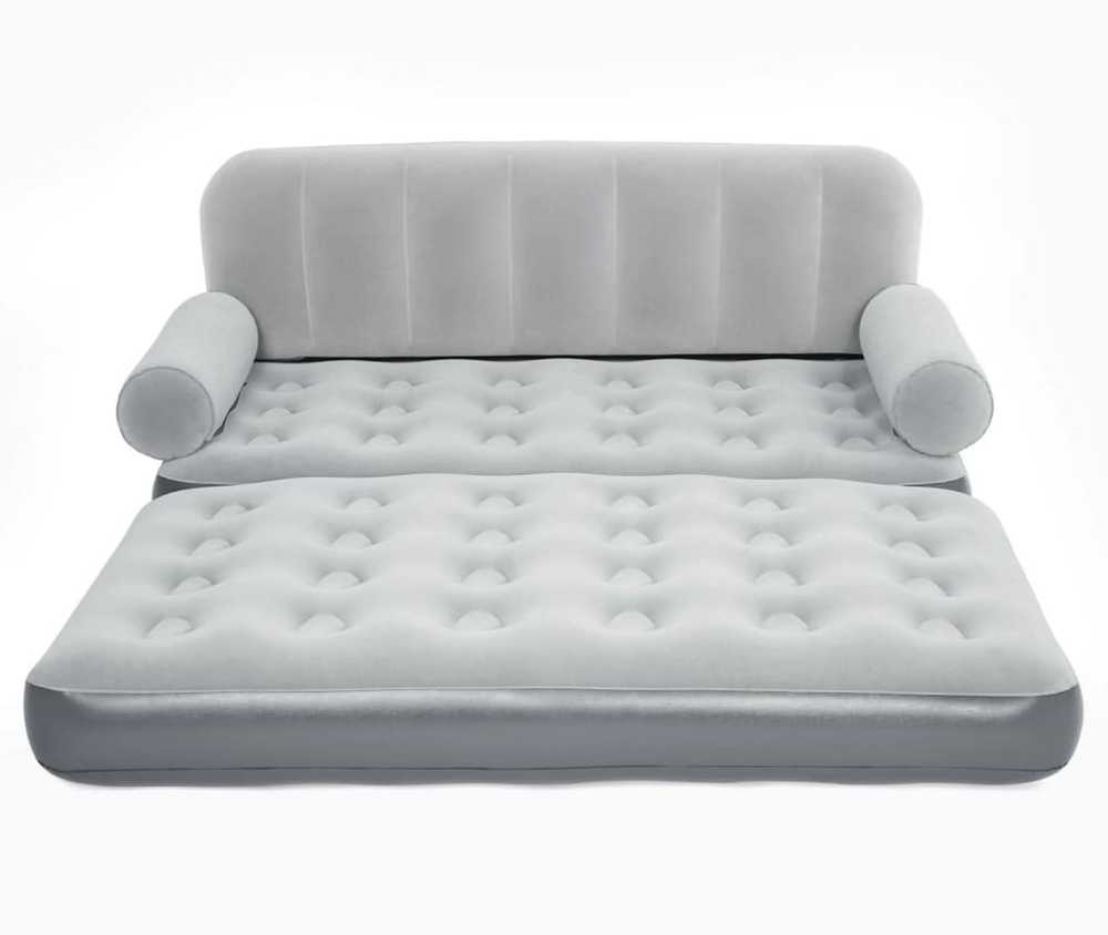 Bestway Pripučiama 3-1 poilsio sofa, pilkos spalvos