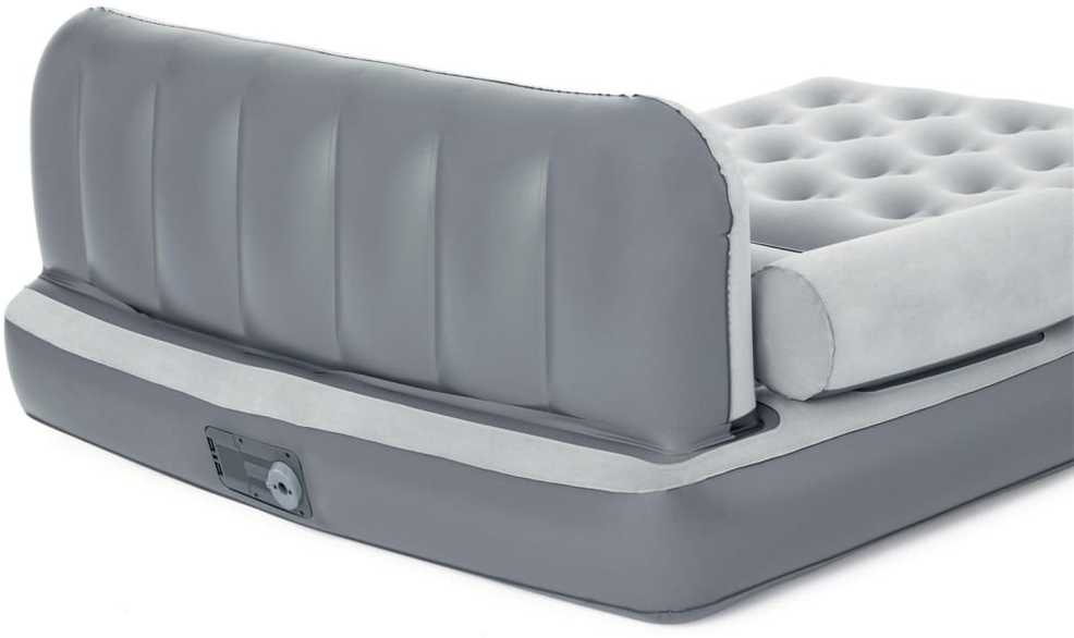 Bestway Pripučiama 3-1 poilsio sofa, pilkos spalvos