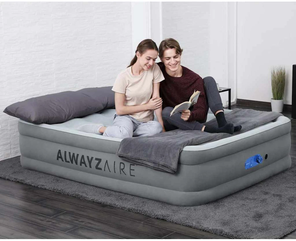 Bestway Pripučiama lova AlwayzAire, pilka, 203x152x46cm, dvivietė