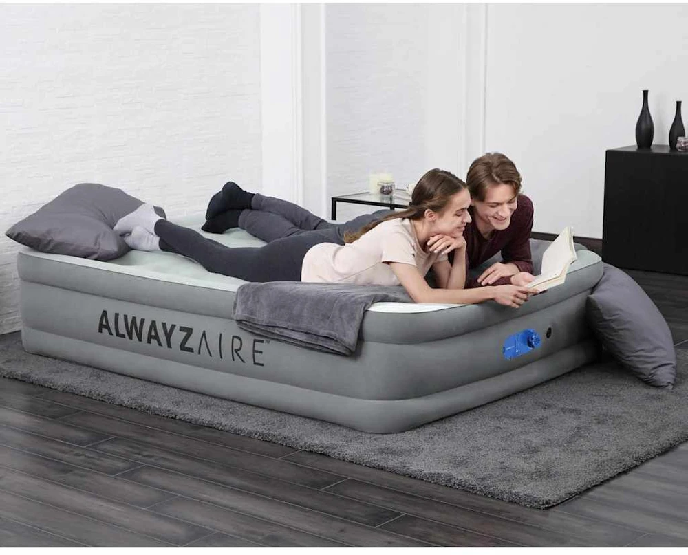 Bestway Pripučiama lova AlwayzAire, pilka, 203x152x46cm, dvivietė