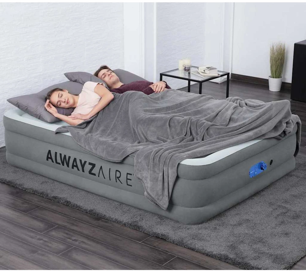 Bestway Pripučiama lova AlwayzAire, pilka, 203x152x46cm, dvivietė