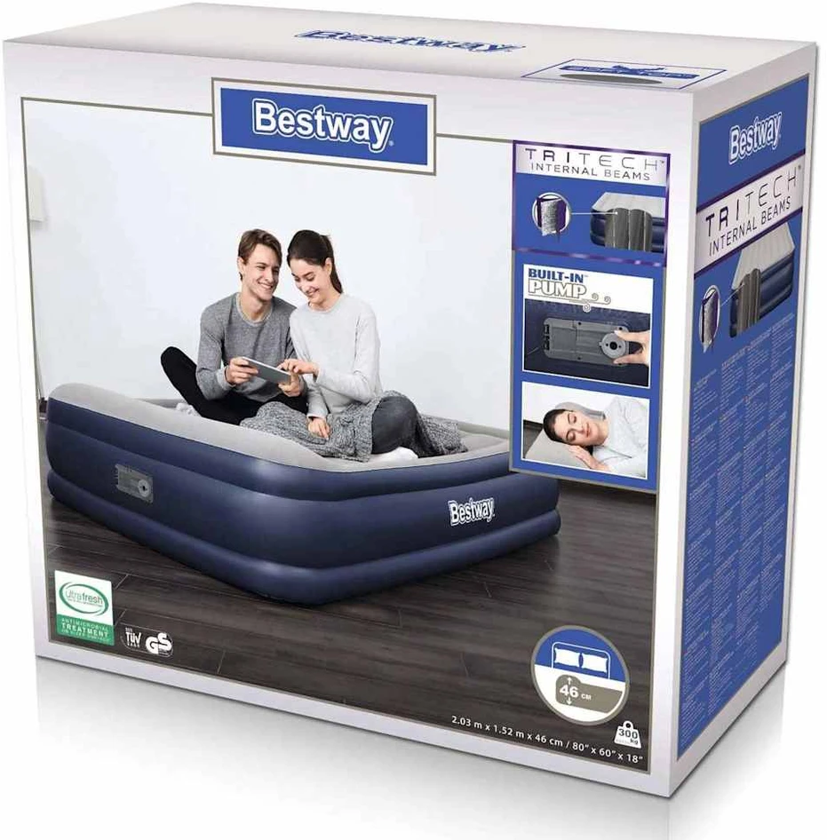 Bestway Pripučiama lova Tritech, 203x152x46cm, dvivietė