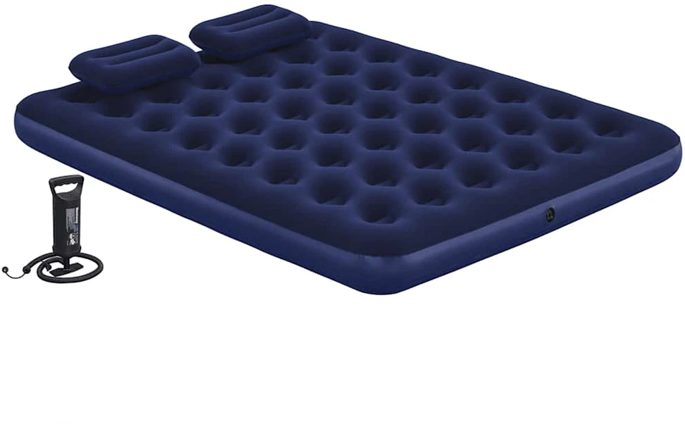 TOP KOMPLEKTAS! Bestway Pavillo dvigulis čiužinys su pompa ir 2 pagalvėlėmis 2.03m x 1.52m x 22cm