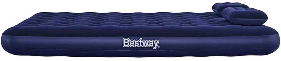TOP KOMPLEKTAS! Bestway Pavillo dvigulis čiužinys su pompa ir 2 pagalvėlėmis 2.03m x 1.52m x 22cm