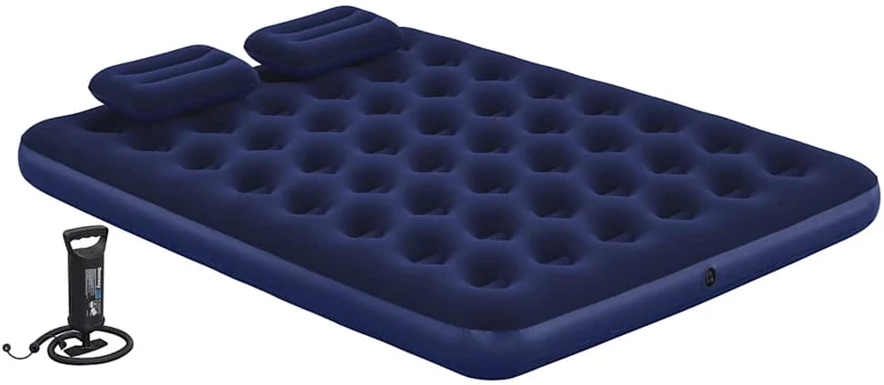 TOP KOMPLEKTAS! Bestway Pavillo dvigulis čiužinys su pompa ir 2 pagalvėlėmis 2.03m x 1.52m x 22cm
