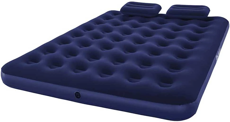 TOP KOMPLEKTAS! Bestway Pavillo dvigulis čiužinys su pompa ir 2 pagalvėlėmis 2.03m x 1.52m x 22cm