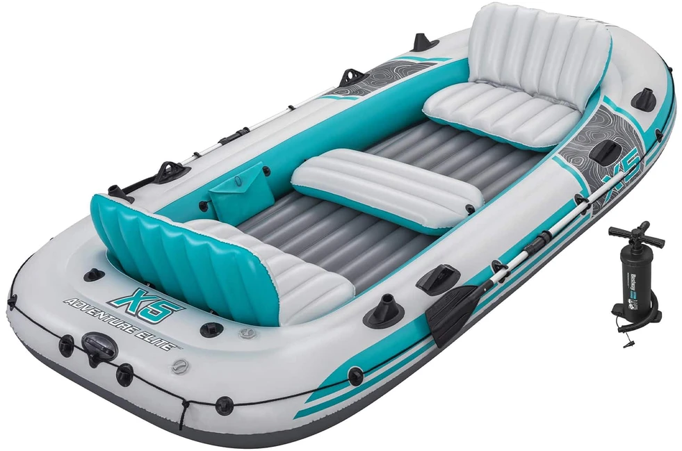 Bestway Pripučiama valtis „Adventure Elite™ X5“ 5 asmenims + irklai 315 x 166 cm 65159