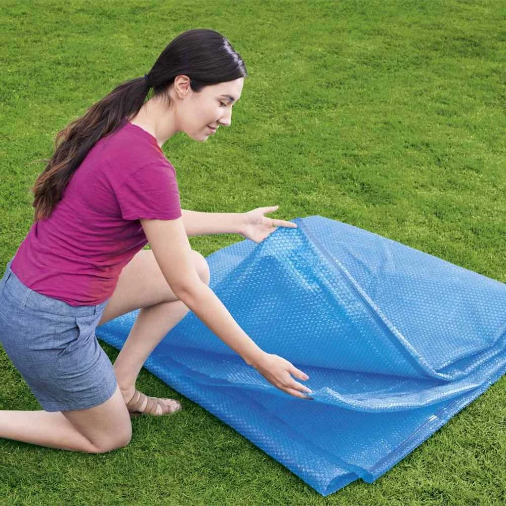 Šilumą sulaikantis baseino uždangalas Bestway Flowclear, 427 cm
