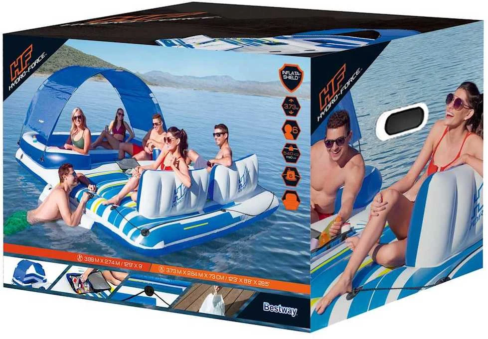 Bestway 43105 plūduriuojantis gaminys baseinui / paplūdimiui Mėlyna, Balta Plūduriuojanti salelė Raštas Vinilas